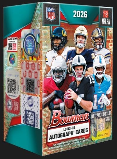 New 2026 BOWMAN Football Card Blaster Box