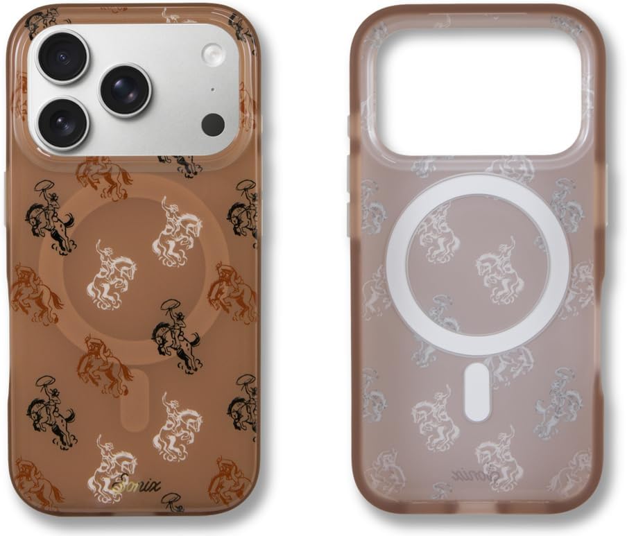 Sonix Case for iPhone 18 Pro, 17 Pro | Abstract Stripe Brown/Blue