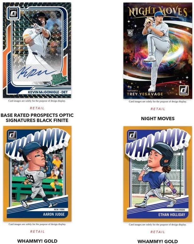 2026 Panini Donruss Baseball Retail Mega Box | Factory Sealed MLB Trading Cards | Exclusive Mega Box Parallels | Rated Prospects, Optic Cards, Inserts & Rare Chase Cards
