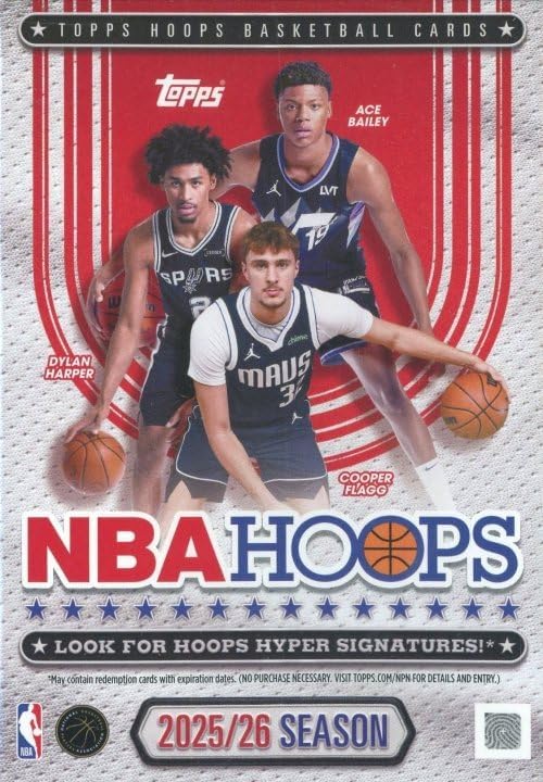 2025/26 Topps HOOPS Basketball Factory Sealed EXCLUSIVE HANGER Box