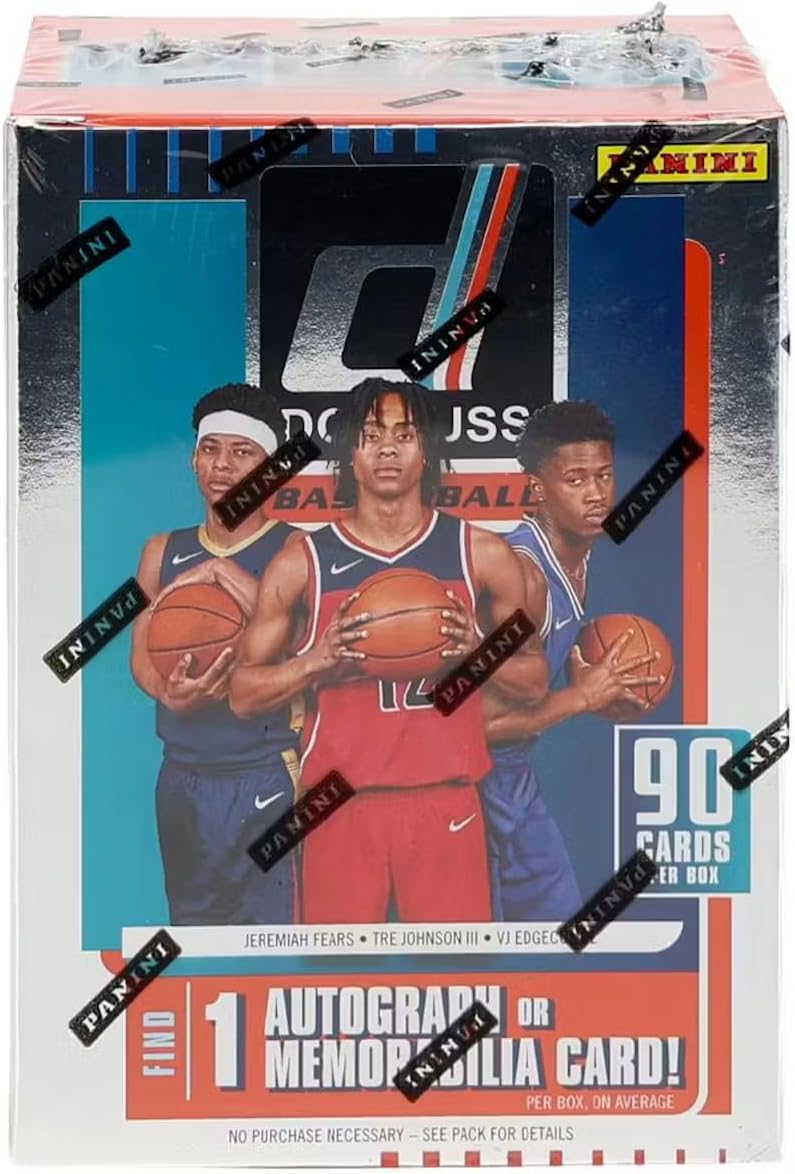 2025-26 Panini Donruss Basketball Blaster Trading Card Box (1 Autograph or Memorabilia Per Blaster Box)