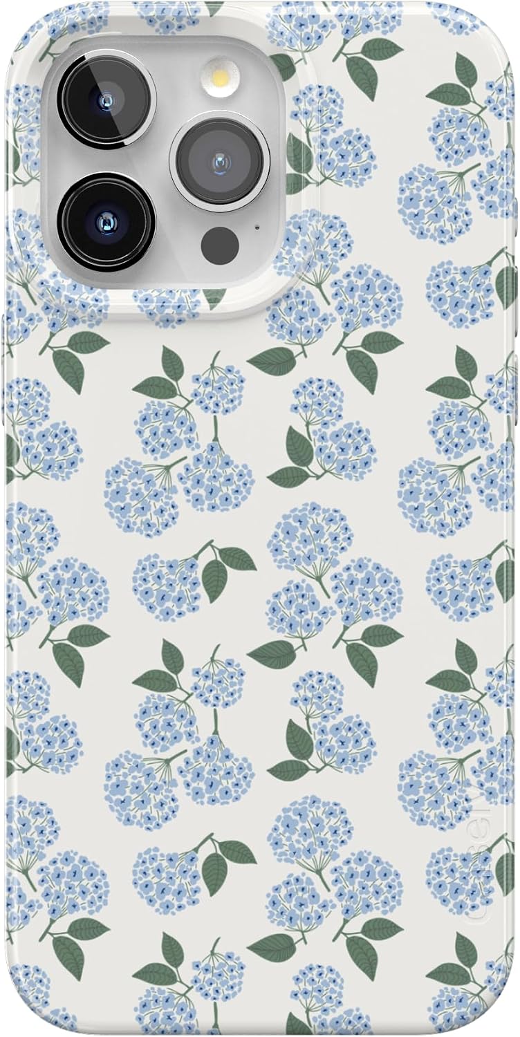 Casely iPhone 17 Case | Pastel Picnic | Blue Gingham | Compatible with MagSafe | Classic Ultra Thin Design