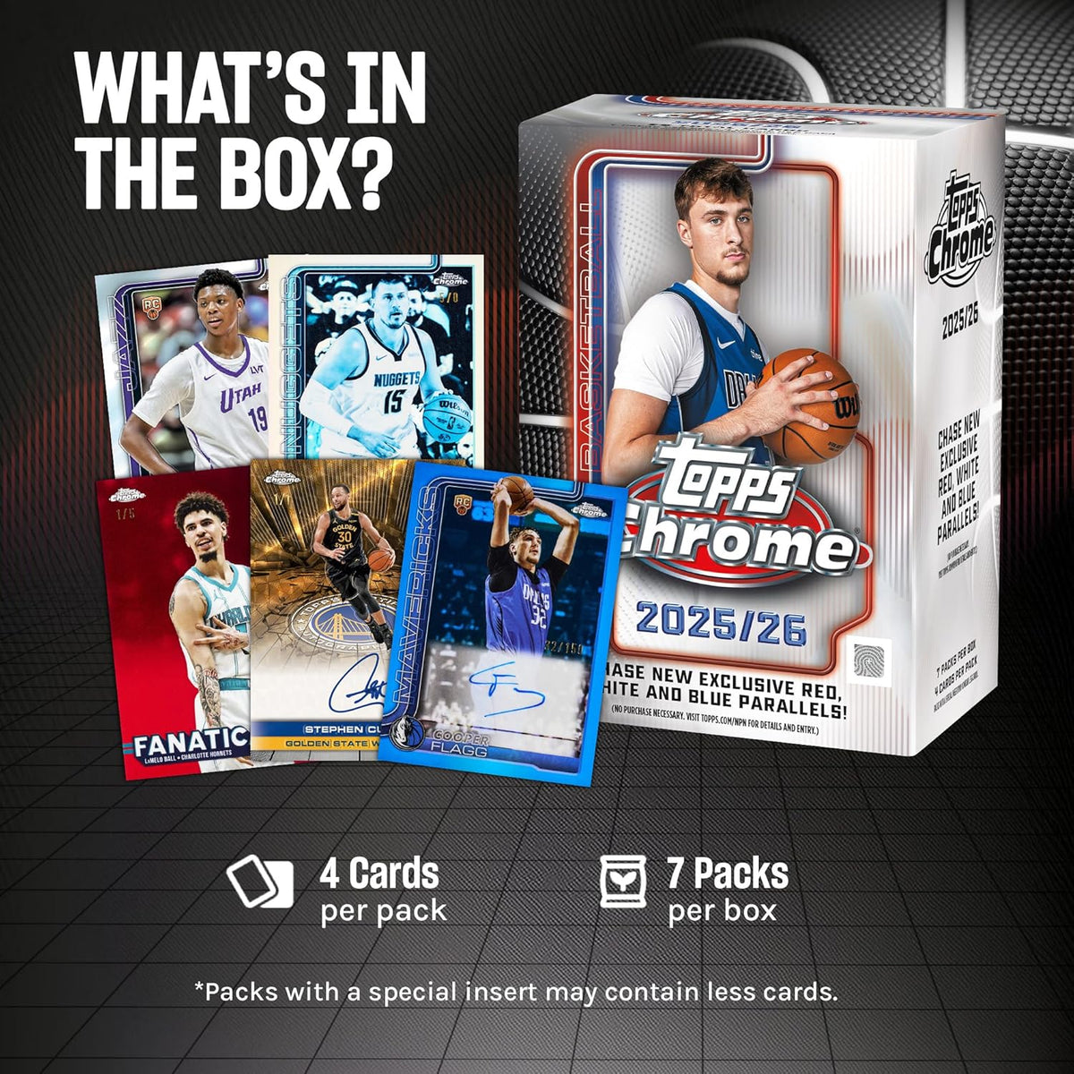 2025-26 Topps Chrome NBA Basketball - Factory Sealed - Value Box