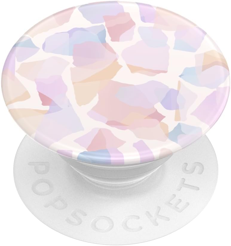 PopSockets Phone Grip for MagSafe, Magnetic Holder- Purple Fields