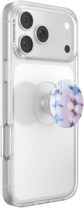 PopSockets Phone Grip for MagSafe, Magnetic Holder- Purple Fields