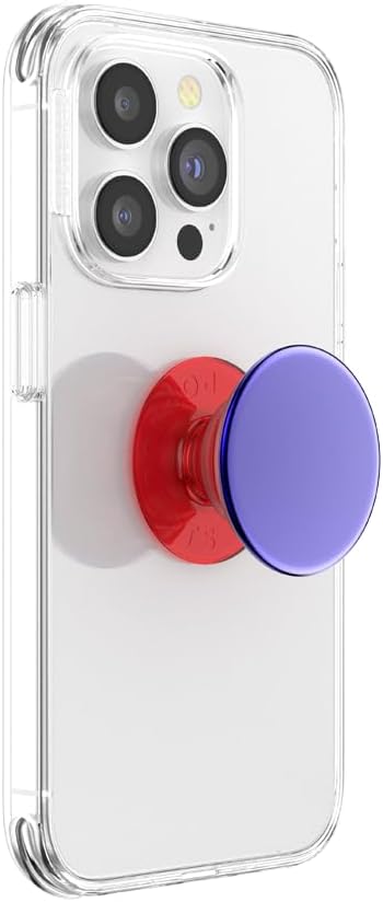 PopSockets Phone Grip for MagSafe, Magnetic Holder- Purple Fields