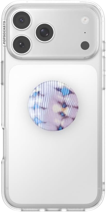 PopSockets Phone Grip for MagSafe, Magnetic Holder- Purple Fields