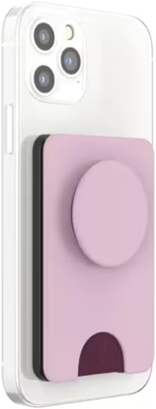 PopSockets Phone Wallet for MagSafe with Grip- Black