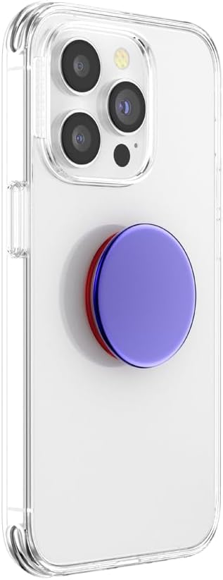 PopSockets Phone Grip for MagSafe, Magnetic Holder- Purple Fields
