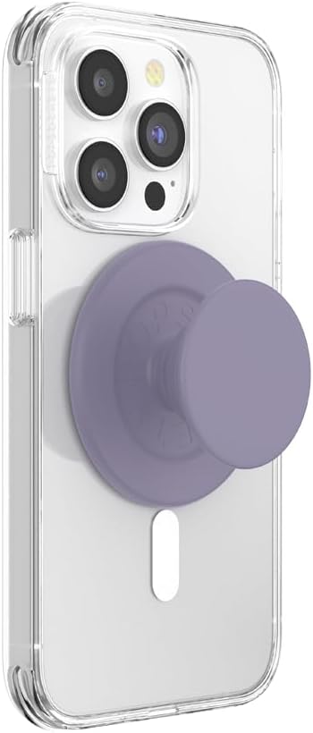 PopSockets Phone Grip for MagSafe, Magnetic Holder- Purple Fields