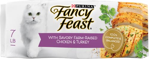 Fancy Feast Purina Farm-Raised Chicken & Turkey Dry Cat Food, 7 lb. Bag