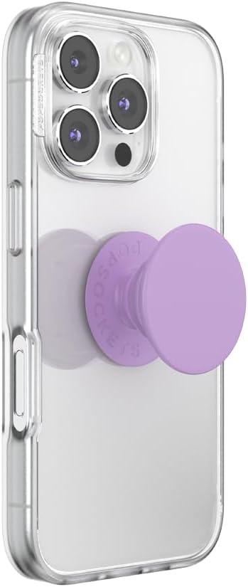 PopSockets Phone Grip for MagSafe, Magnetic Holder- Purple Fields