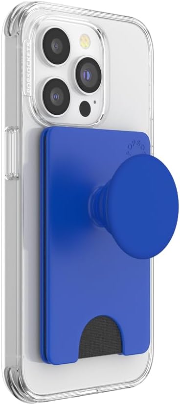 PopSockets Phone Wallet for MagSafe with Grip- Black