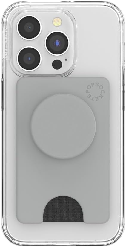PopSockets Phone Wallet for MagSafe with Grip- Black