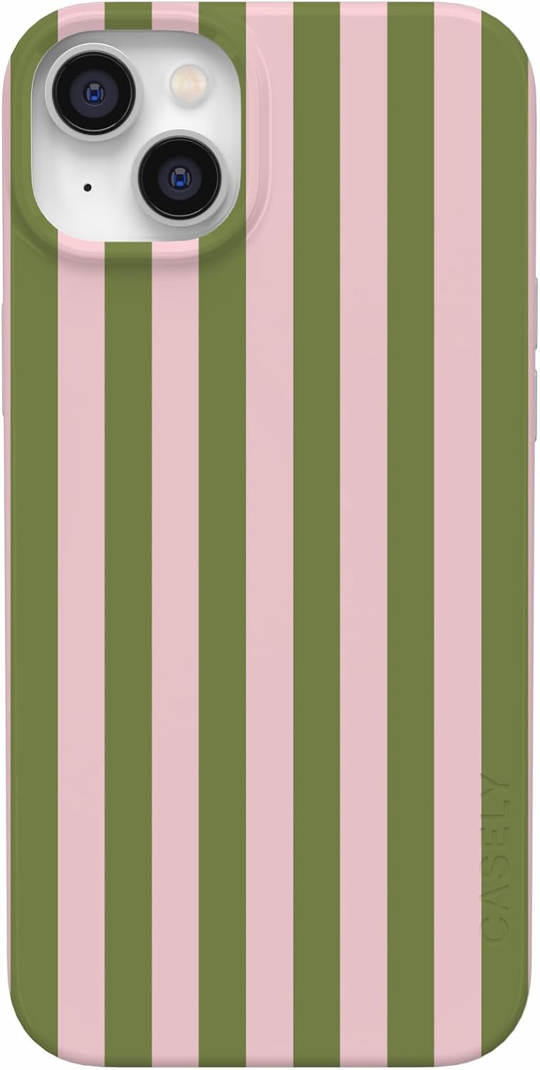 Casely iPhone 17 Case | Pastel Picnic | Blue Gingham | Compatible with MagSafe | Classic Ultra Thin Design