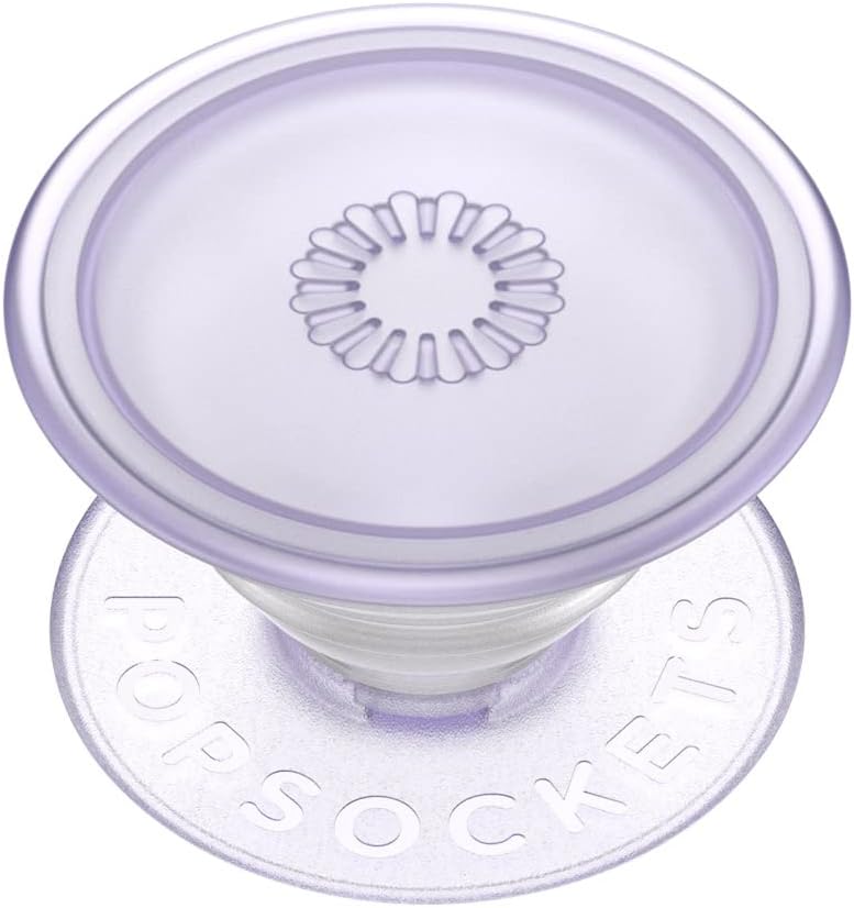 PopSockets Phone Grip for MagSafe, Magnetic Holder- Purple Fields