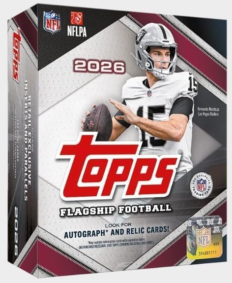 2026 Topps Flagship Football Mega Box (180 Cards/Box)