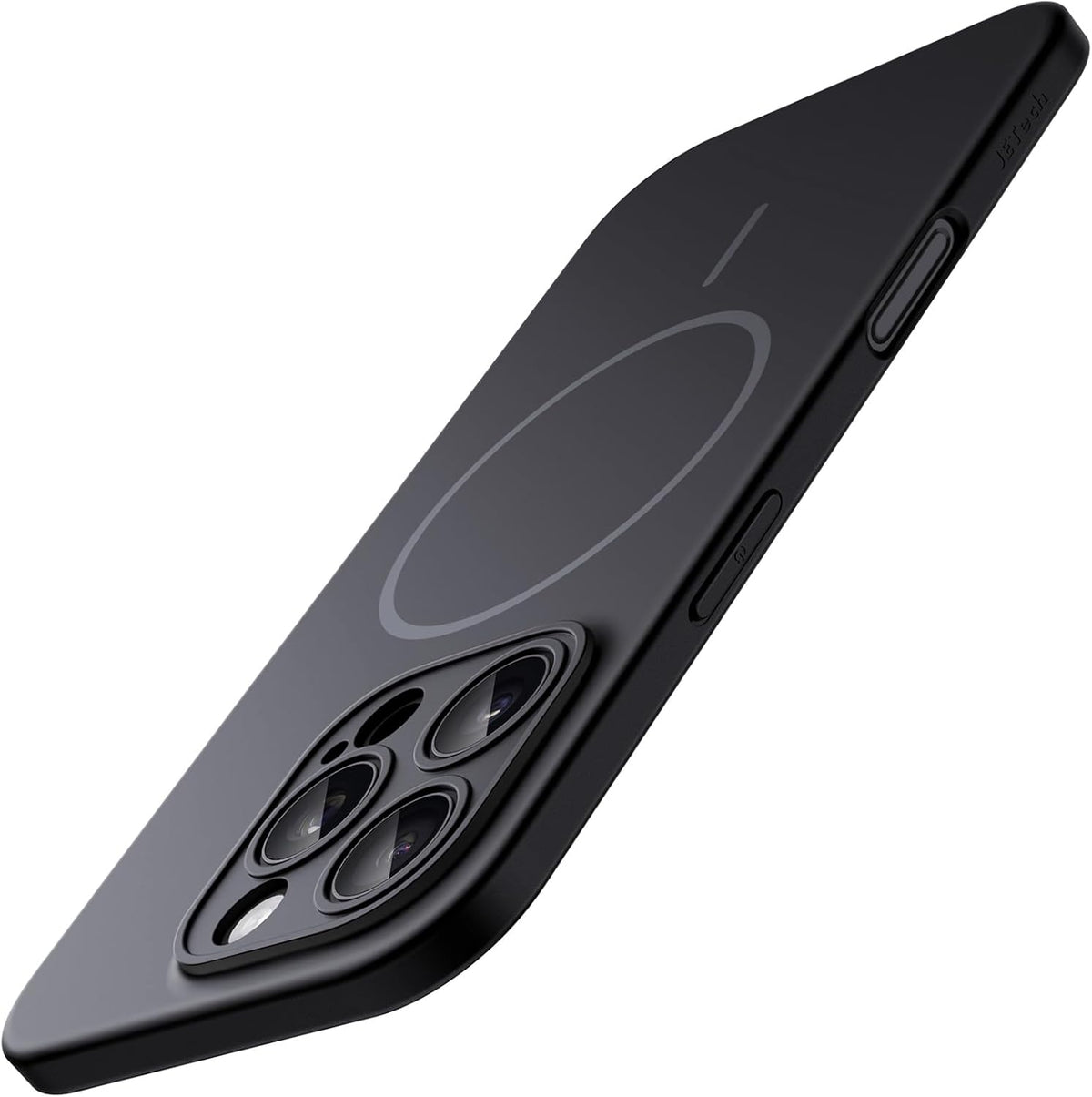 JETech Magnetic Slim Case for iPhone 18 Pro, Dark Cherry