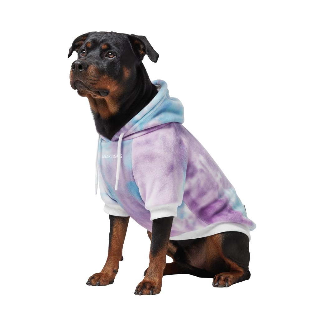 Spark Paws Dog Hoodie - Dog Sweater Sweatshirt Clothes for Large Dogs Puppy