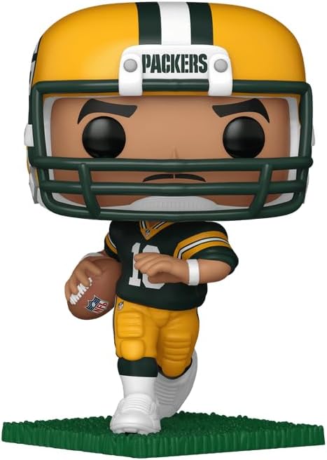 Jordan Love #307 Facsimile Signed Reprint Laser Autographed Funko POP! Football Green Bay Packers Figurine with Protector Case