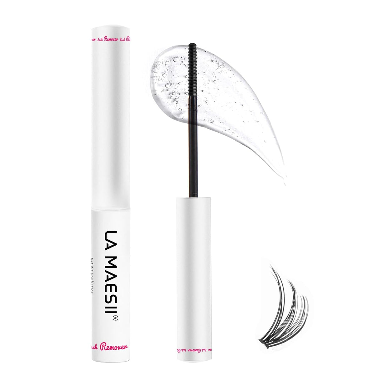 LA MAESII Lash Remover for Lash Clusters 5ML Clear Remover for Lash Cluster