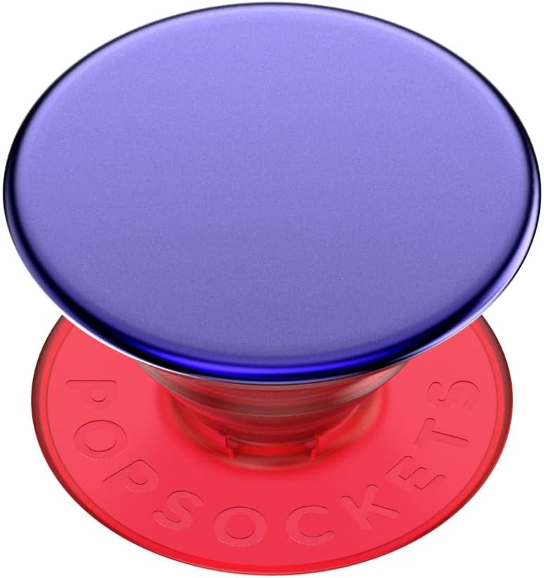PopSockets Phone Grip for MagSafe, Magnetic Holder- Purple Fields