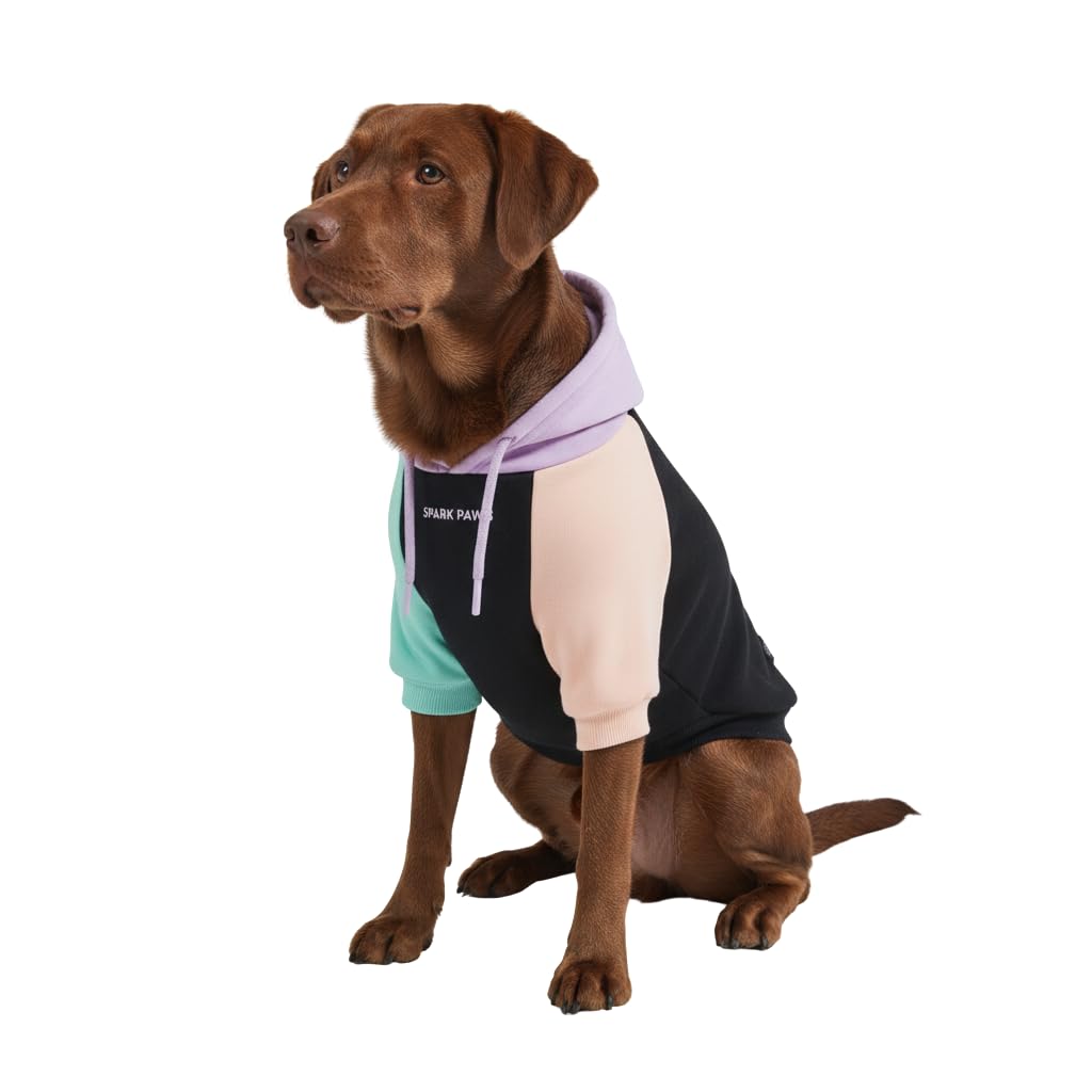 Spark Paws Dog Hoodie - Dog Sweater Sweatshirt Clothes for Large Dogs Puppy