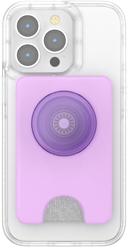 PopSockets Phone Wallet for MagSafe with Grip- Black