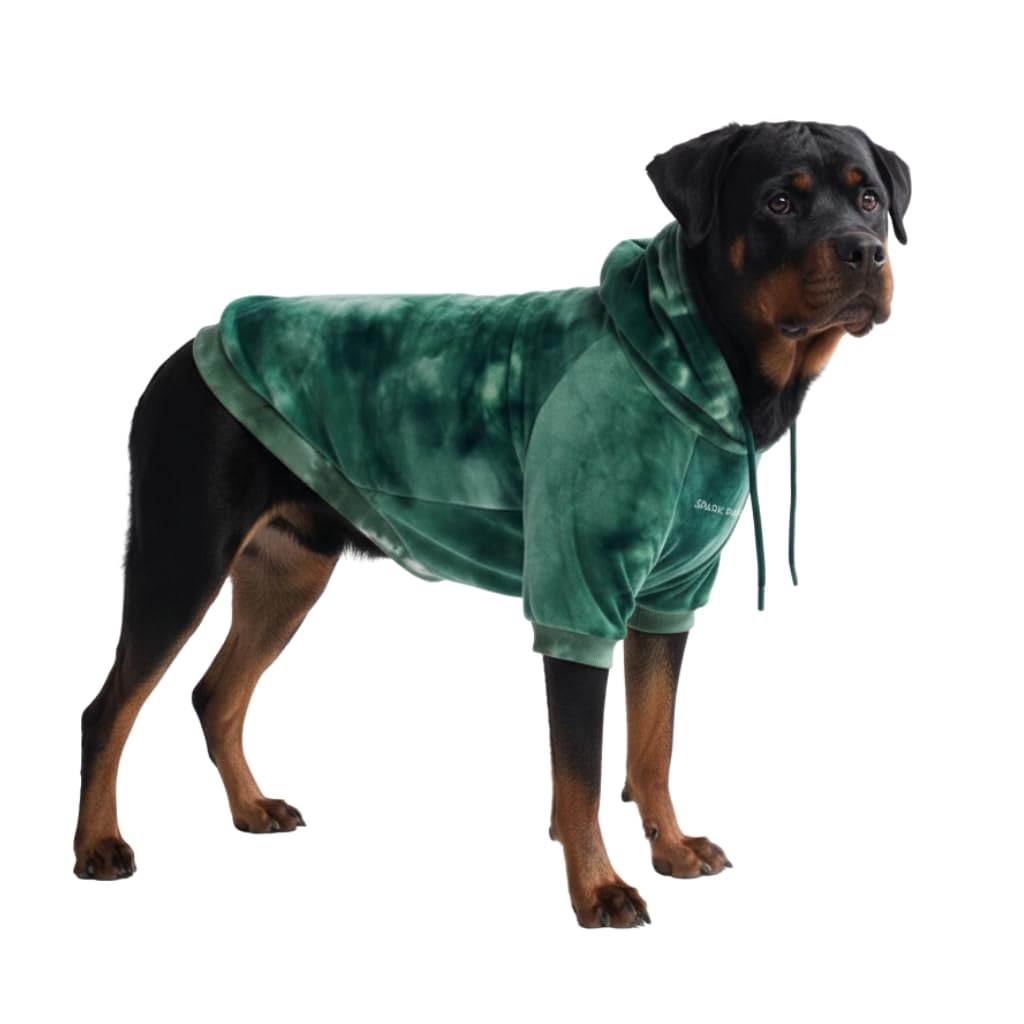 Spark Paws Dog Hoodie - Dog Sweater Sweatshirt Clothes for Large Dogs Puppy