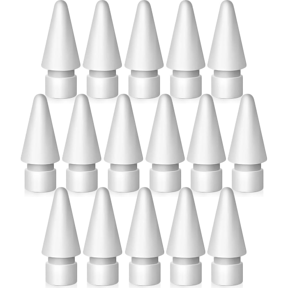 SIXFU Replacement Tips for Apple Pencil 2nd Generation/ 1st Generation Tips, iPencil Nibs Accessories for iPad Pro Pencil 2/1 Gen(4 Pack)