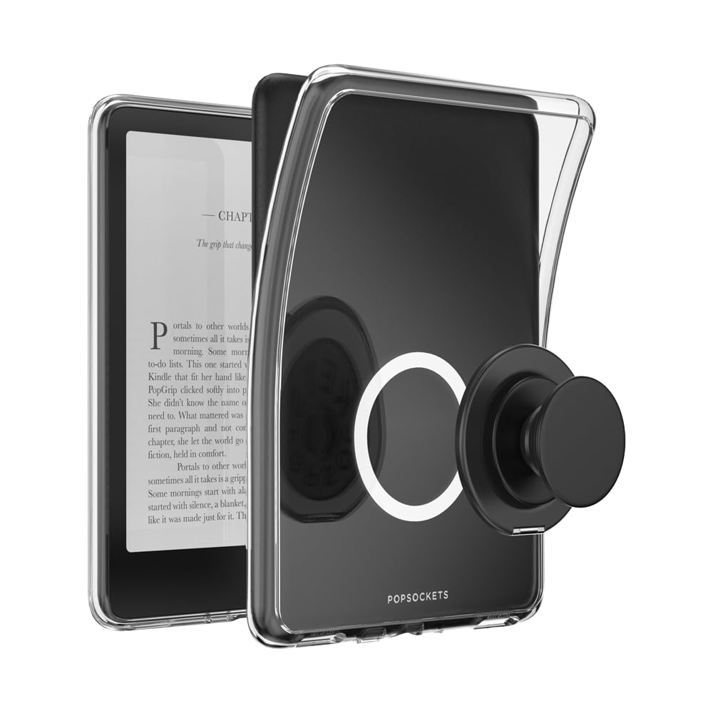 PopSockets Adhesive Phone Grip, Holder- Black