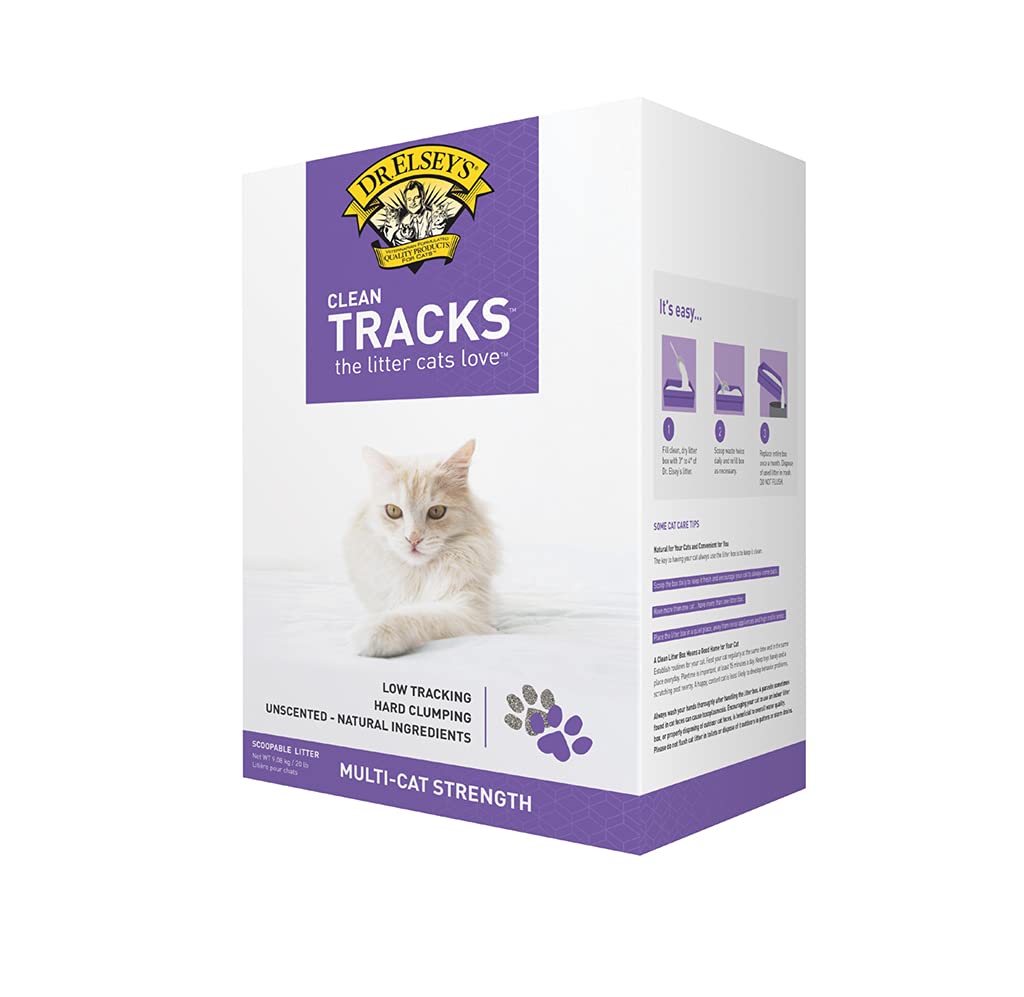 Dr. Elsey's Clean Tracks Clumping Clay Cat Litter 18 lb. Bag