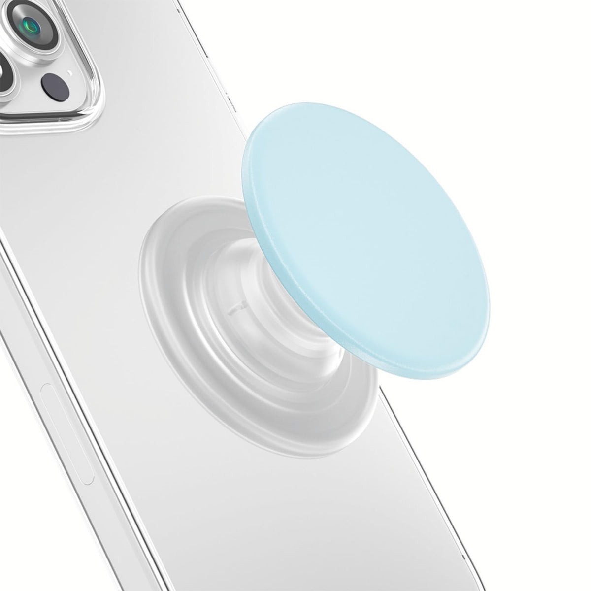 Grippopso Expandable Collapsible Mobile Phone Grip Stand Holder, Sky Blue