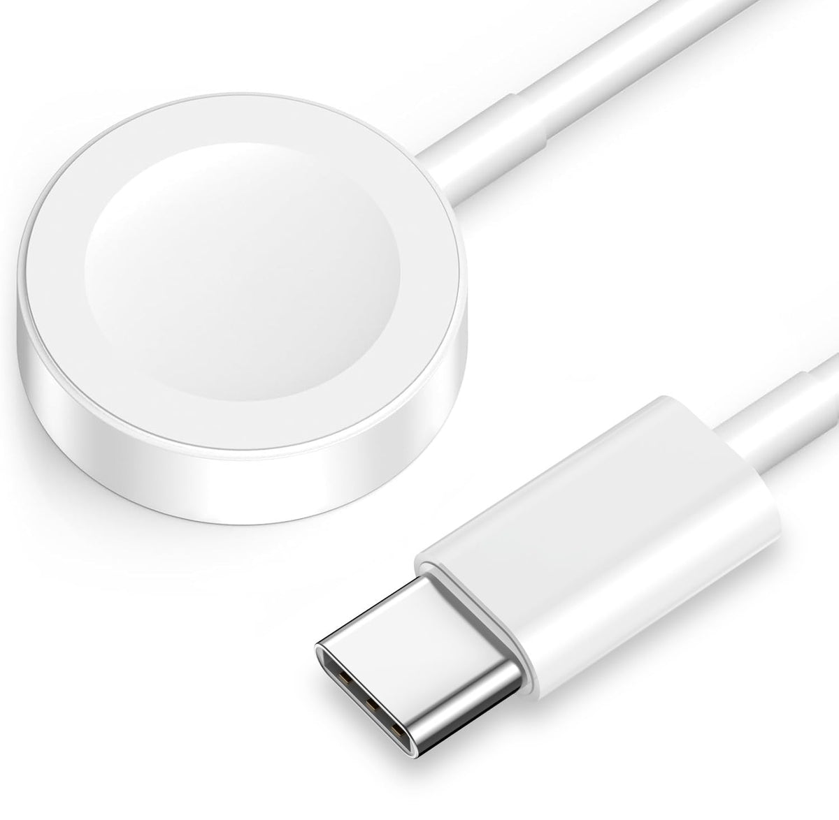 2026 Upgraded USB C for Apple Watch Charger Magnetic Charging Cable Portable Wireless Charging Compatible with iWatch Series 12/11/10/9/8/7/6/5/4/3/2-White