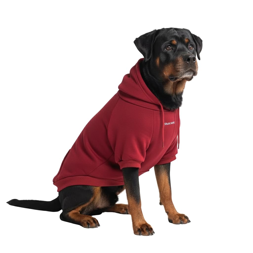 Spark Paws Dog Hoodie - Dog Sweater Sweatshirt Clothes for Large Dogs Puppy