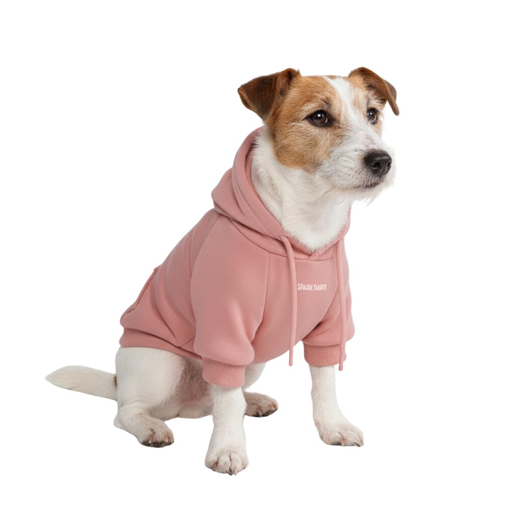 Spark Paws Dog Hoodie - Dog Sweater Sweatshirt Clothes for Large Dogs Puppy