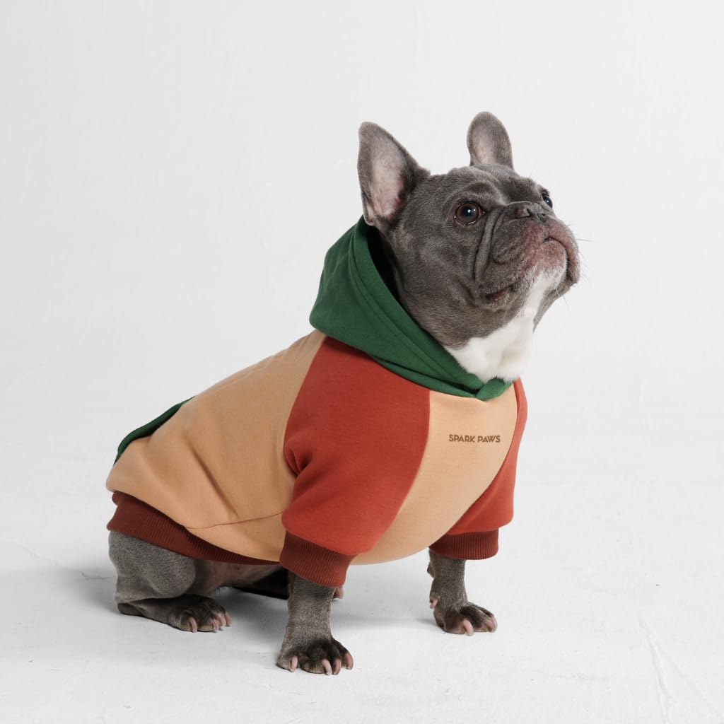 Spark Paws Dog Hoodie - Dog Sweater Sweatshirt Clothes for Large Dogs Puppy