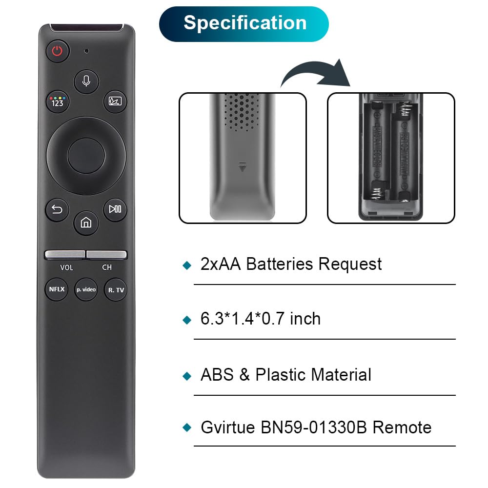 for-LG-Magic-Remote, Gvirtue Solar Voice Remote Control for-LG-Smart TV