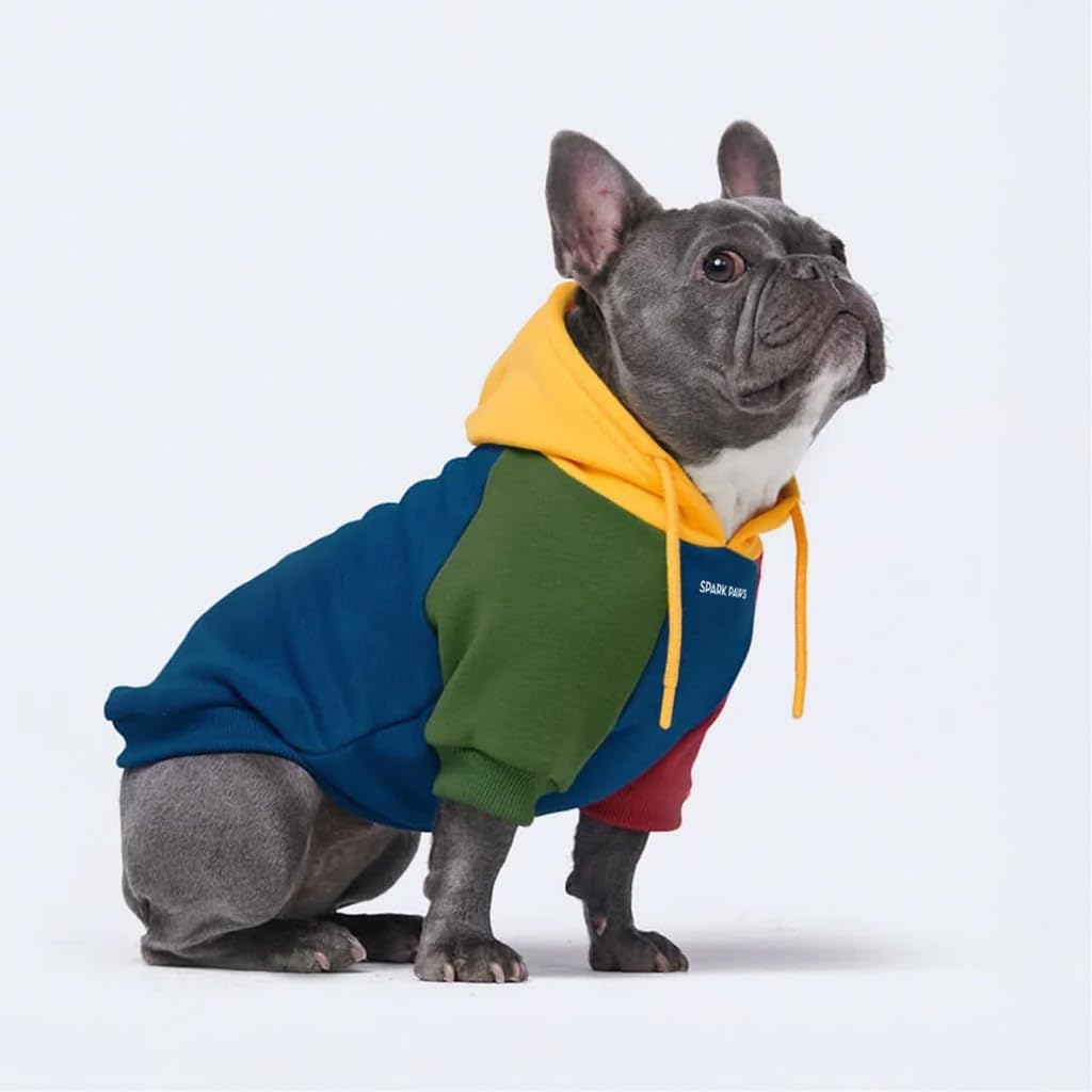 Spark Paws Dog Hoodie - Dog Sweater Sweatshirt Clothes for Large Dogs Puppy