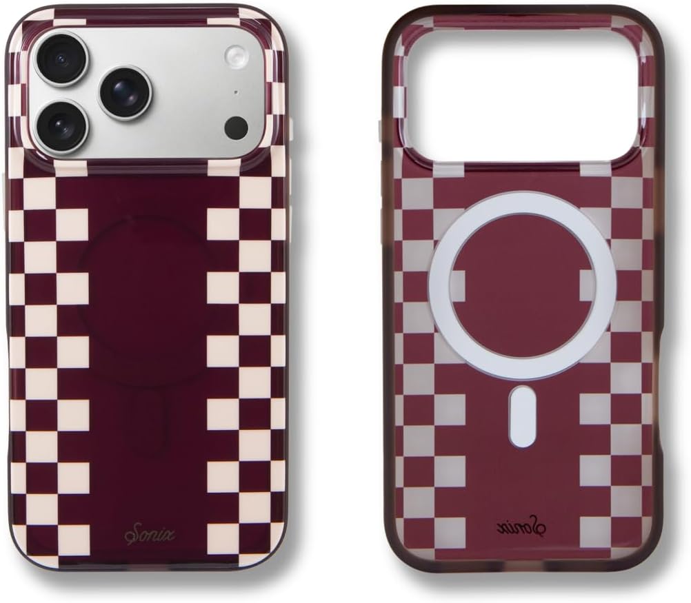 Sonix Case for iPhone 18 Pro, 17 Pro | Abstract Stripe Brown/Blue