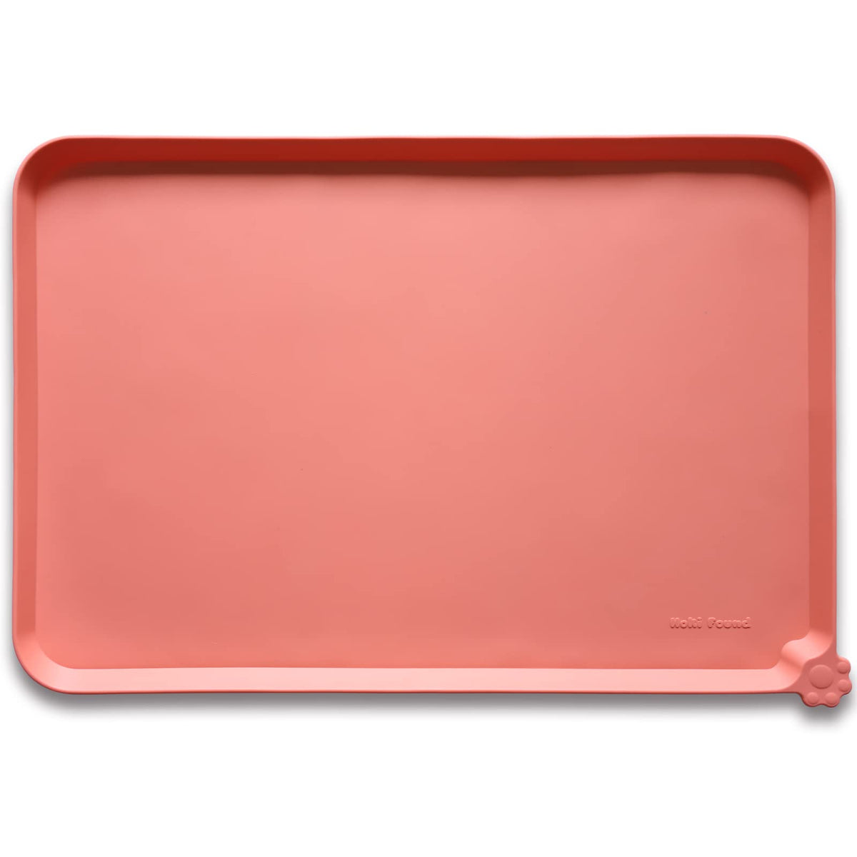 Hoki Found X-Large Silicone Pet Feeding Mats - Non Slip Dog Cat Bowl Mats - Waterproof for Carpet - Jade