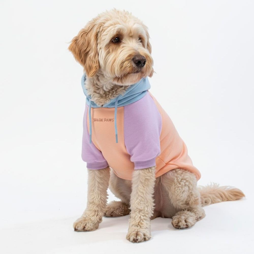 Spark Paws Dog Hoodie - Dog Sweater Sweatshirt Clothes for Large Dogs Puppy