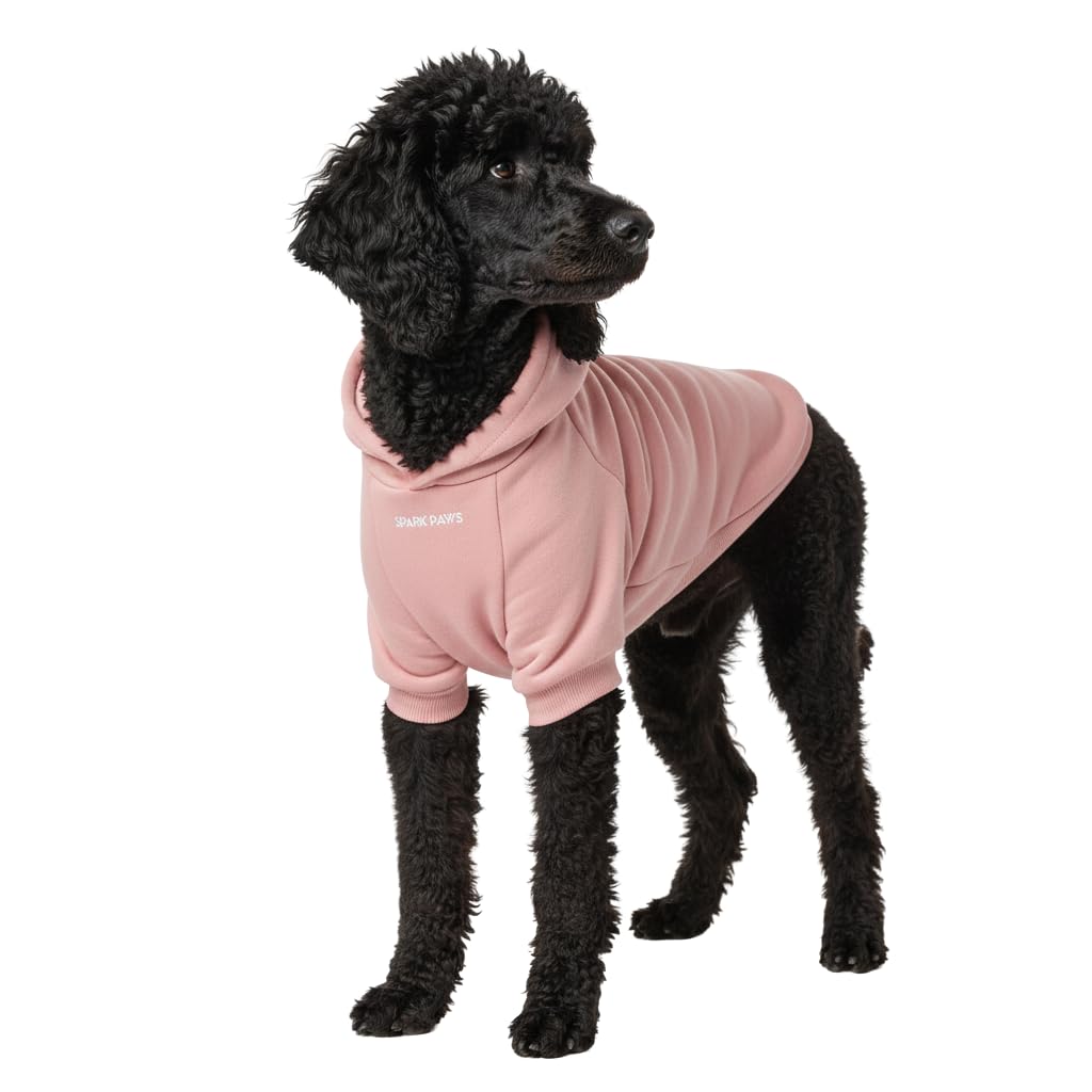 Spark Paws Dog Hoodie - Dog Sweater Sweatshirt Clothes for Large Dogs Puppy
