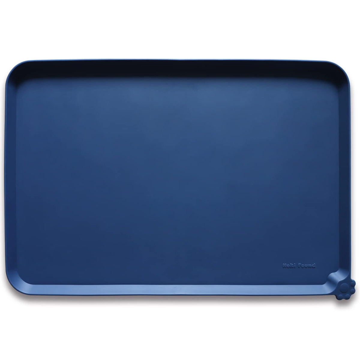 Hoki Found X-Large Silicone Pet Feeding Mats - Non Slip Dog Cat Bowl Mats - Waterproof for Carpet - Jade