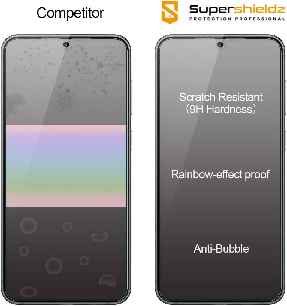 Supershieldz (3 Pack) Designed for Samsung Galaxy S26 FE / S25 FE Tempered Glass Screen Protector, Anti Scratch, Bubble Free
