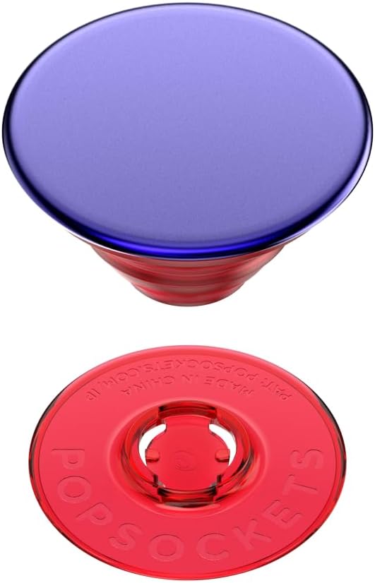 PopSockets Phone Grip for MagSafe, Magnetic Holder- Purple Fields