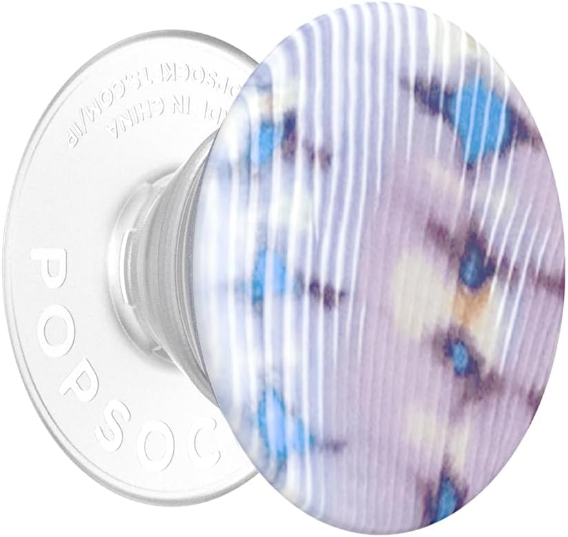PopSockets Phone Grip for MagSafe, Magnetic Holder- Purple Fields
