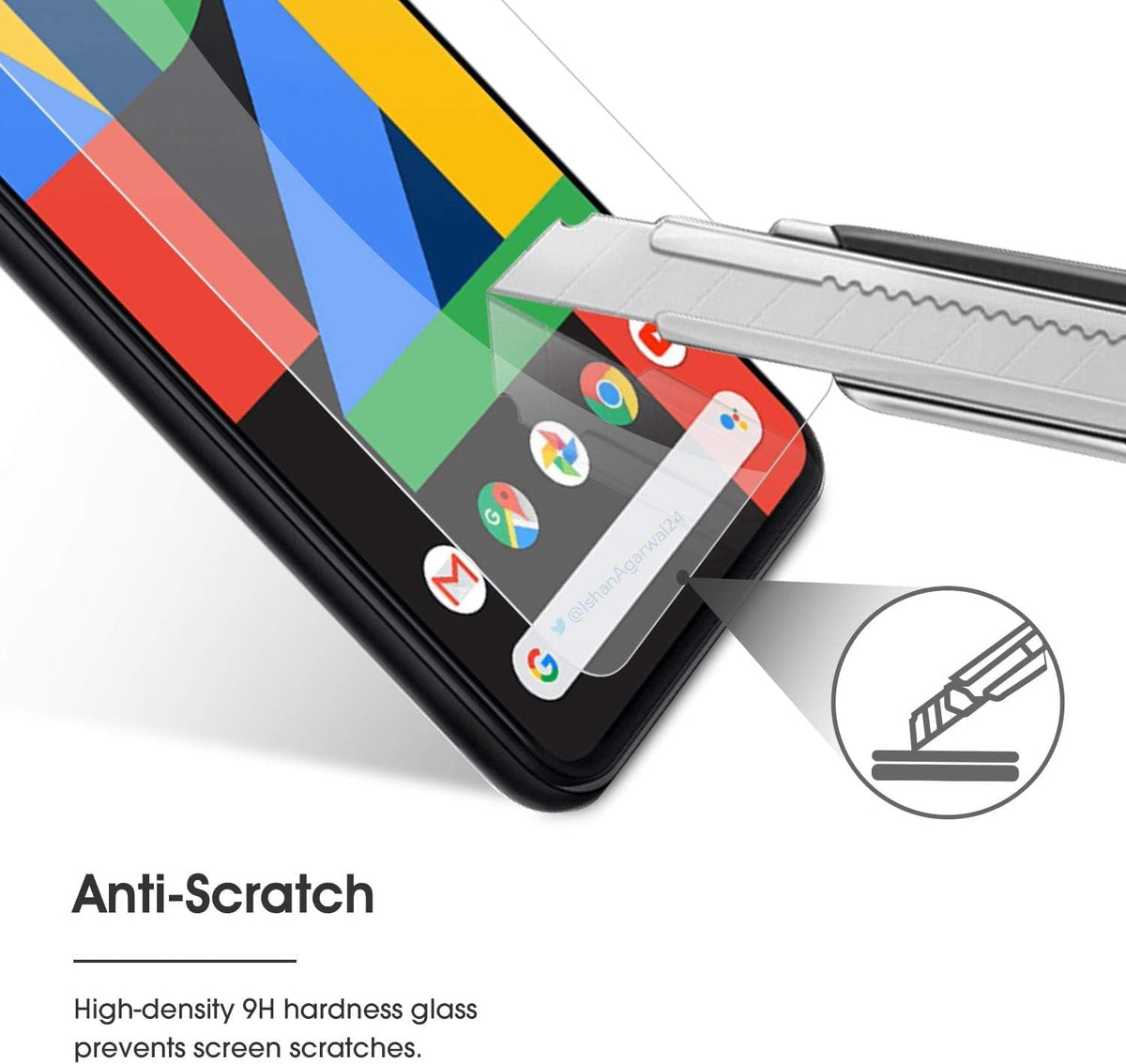 OMOTON 3+2 Pack for Google Pixel 11 Screen Protector 6.3-inch