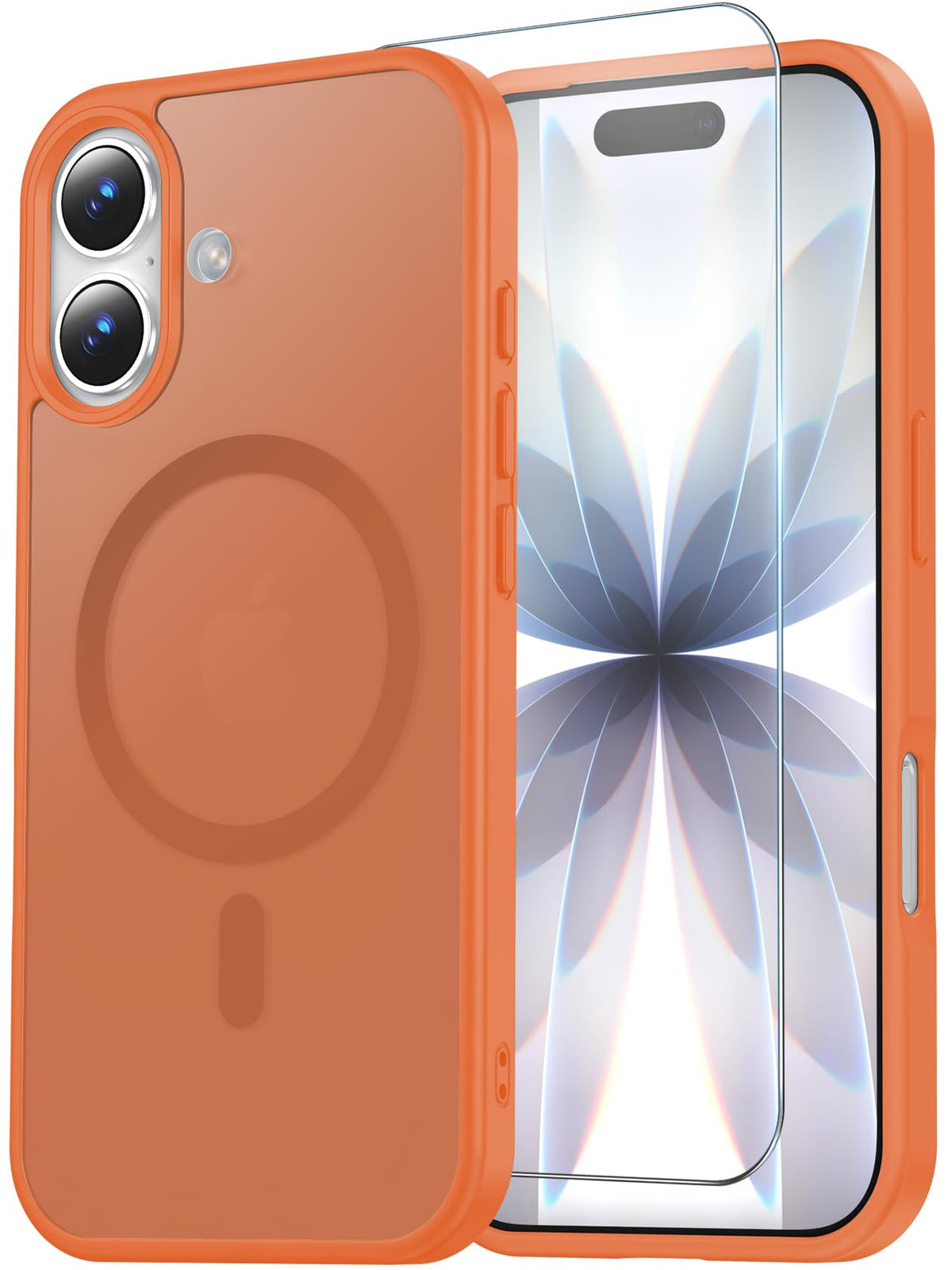 Temdan for iPhone AIR Case with Screen Protector Beige