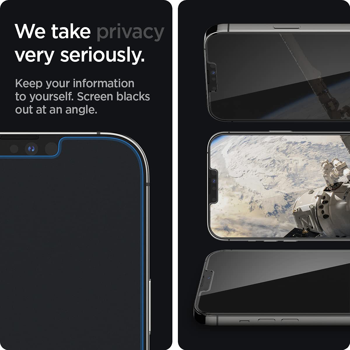Spigen Privacy Filter Tempered Glass Screen Protector for iPhone 18 Pro Max